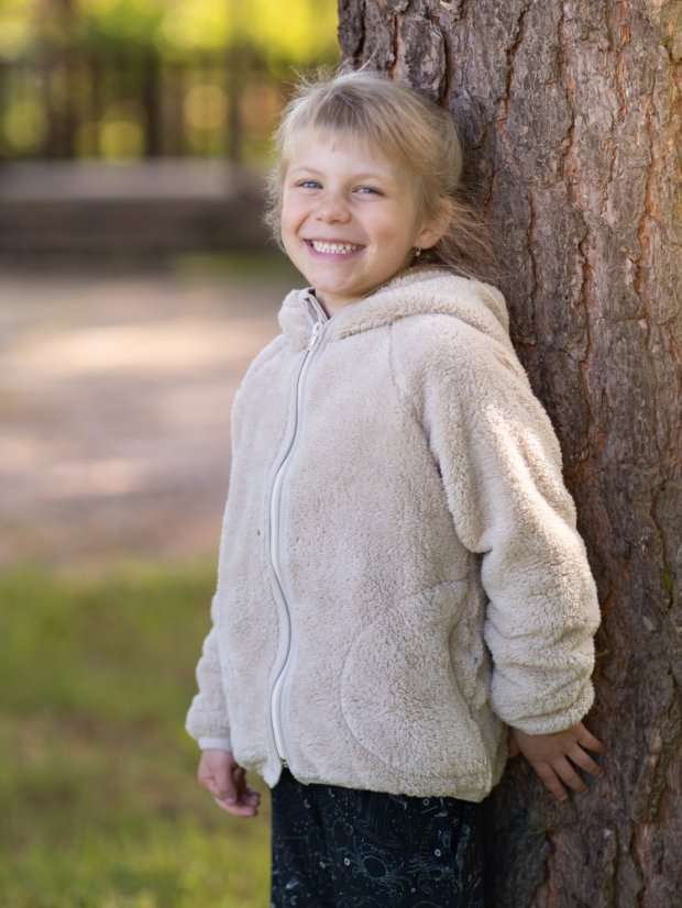 Dětská mikina na zip FURRY