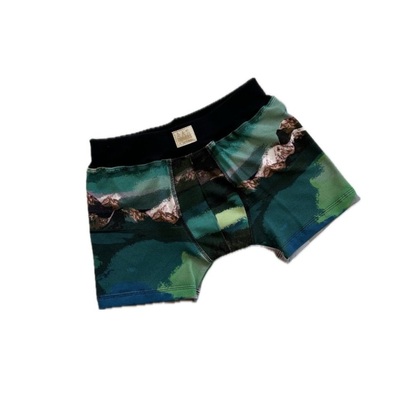 Detské boxerky Bambus, hory Detské boxerky Bambus, hory