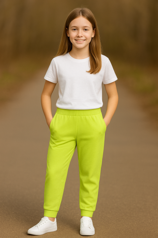 Dětské tepláky do manžety lehké