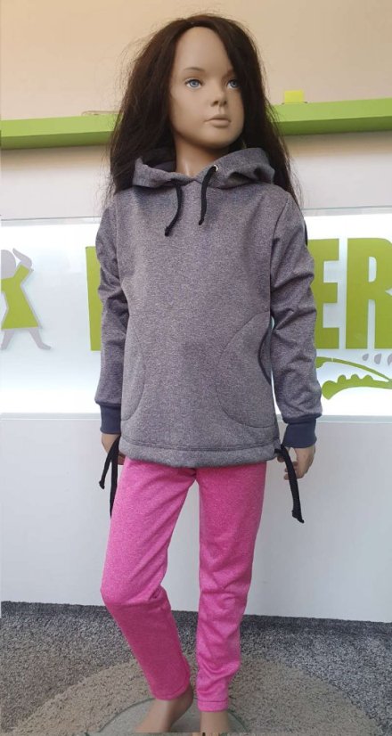 Softshellová mikina ELAST GREY MELE