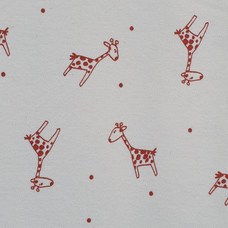 Dětský overal BIO, malé žirafky