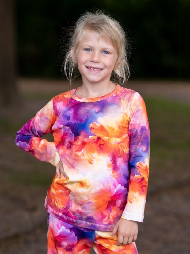 Dětské tričko, červánková zahrada