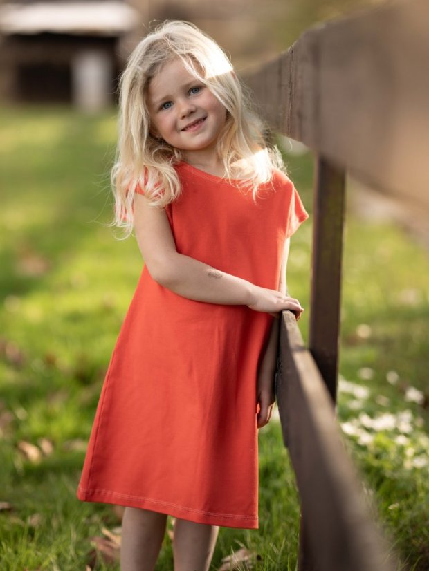 Dievčenské bavlnené šaty