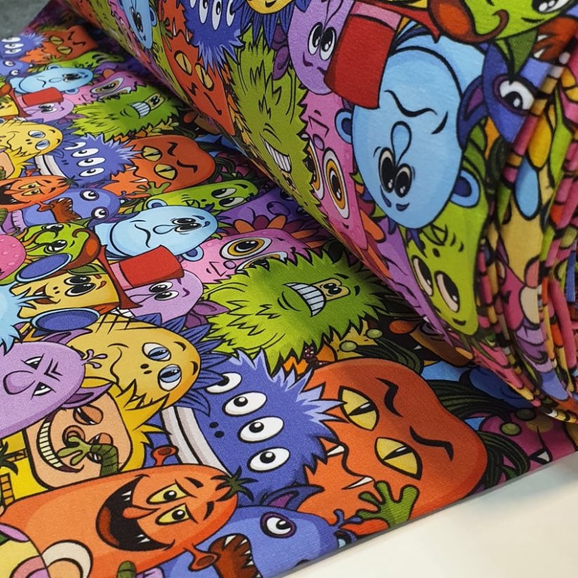 Mikina s kapucí DIGI MONSTER 1 lehká