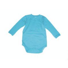 Dětské body dlouhý rukáv tyrkysové BA/EL (Velikost 92)
