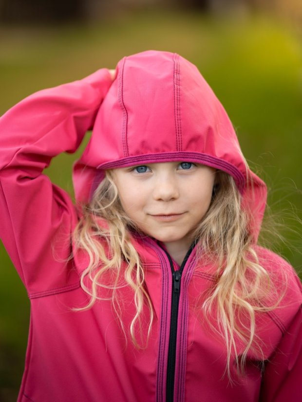 Dětská softshellová bunda bez fleecu