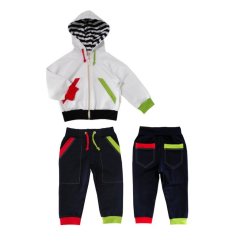 Dětská tepláková souprava na zip, kapitán