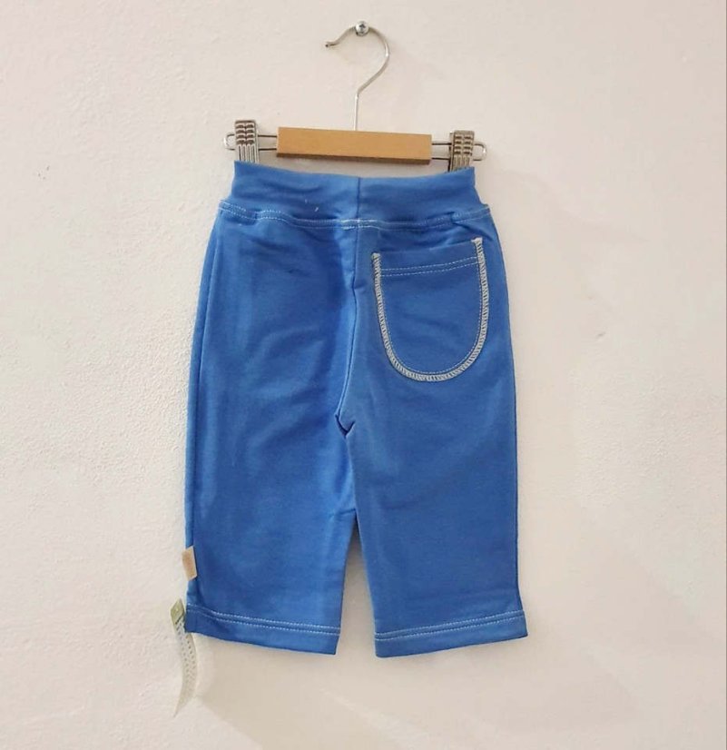 Tepláky so zadným vreckom EARTH modré