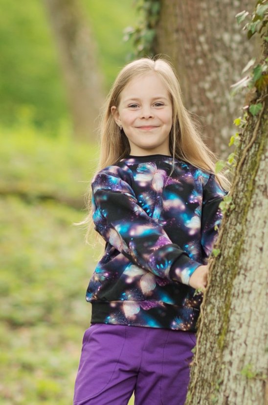 Dětská mikina HIP, kouzelní motýlci