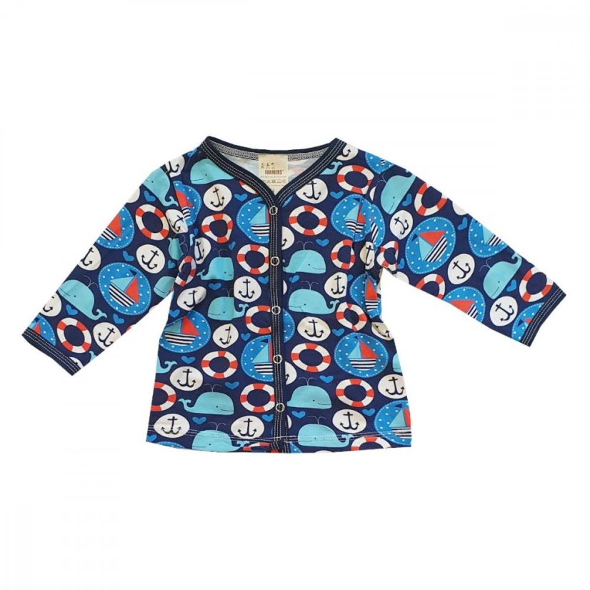 Dětský kabátek, plavba po moři