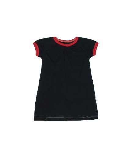 Dívčí šaty krátký rukáv IMP černé (Velikost 92-98)