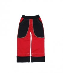 Dětské rostoucí kalhoty IMP červené (Velikost 98)