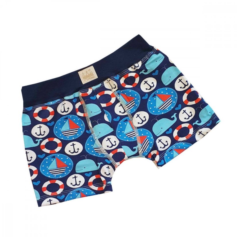 Dětské boxerky, plavba po moři
