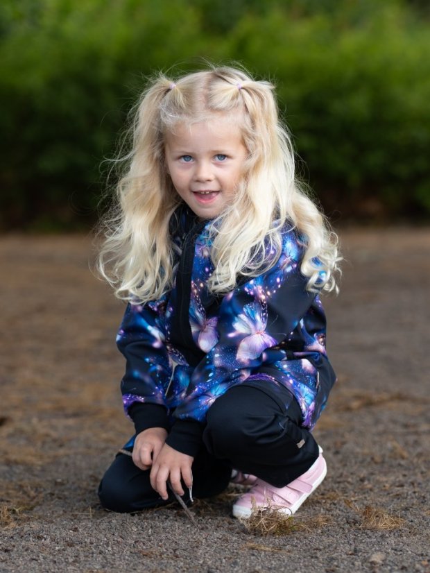 Dětská softshellová bunda s fleecem