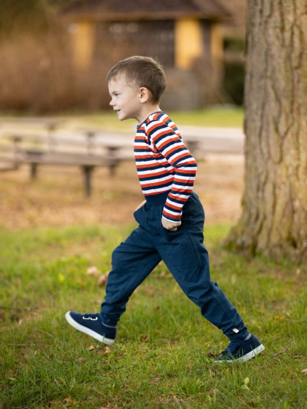 Dětské kalhoty Jogger lehké, jeans