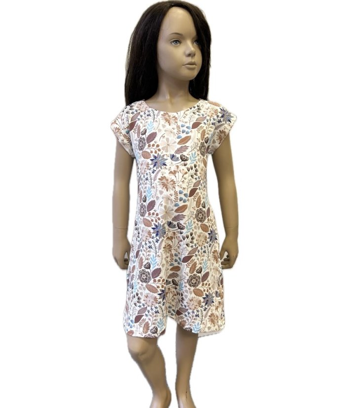 Dámské šaty BAMBUS, podzimní louka