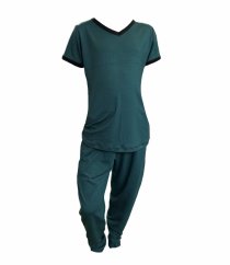 Dámské pyžamo BAMBUS DARK GREEN