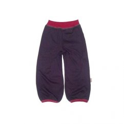 Dětské kalhoty do paspule LOLLA fialové (Velikost 98)