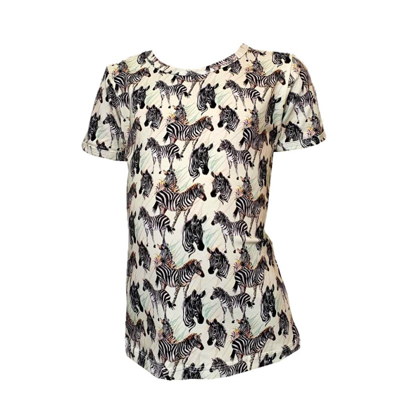 Pánské tričko, zebry krátký rukáv