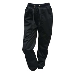 Dětské softshellové kalhoty THIN s fleecem, černá klasika