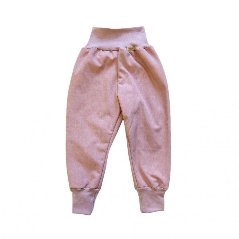 Softshellové kalhoty GROW JEANS PINK