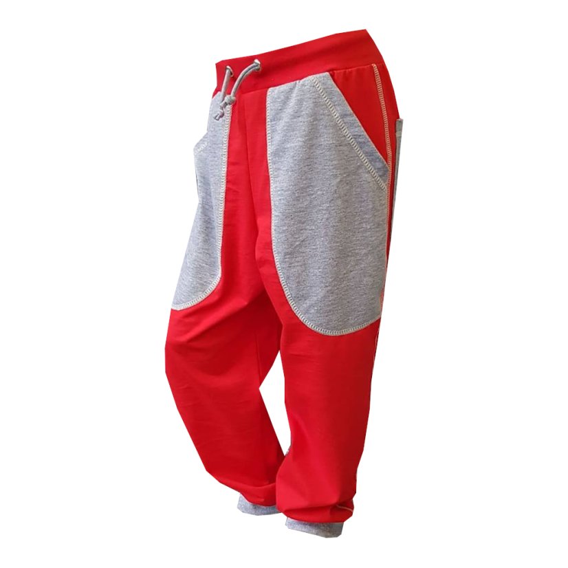 teplaky lehke parkpur siroke cervene