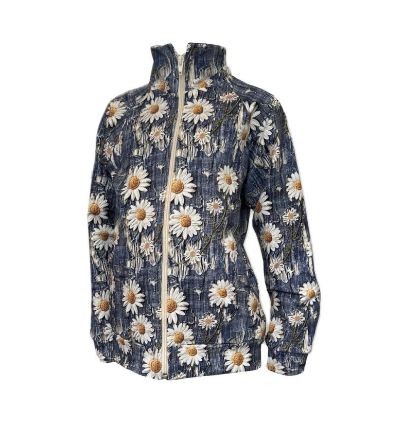 Tepláková souprava ZIPPER DIGI JEANS FLOWERS 1