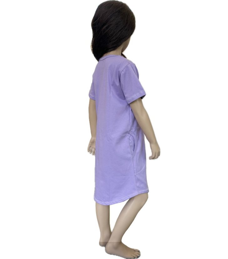 Dámské šaty UNI, světle fialová