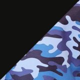 Modrý maskáč-černá