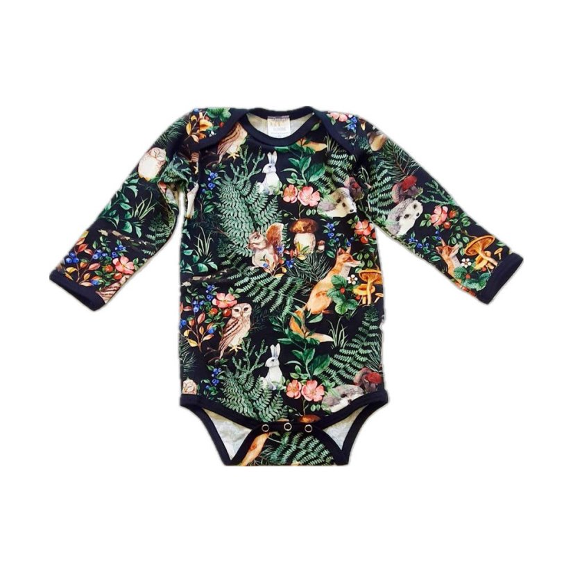 Detské body, lesná noc