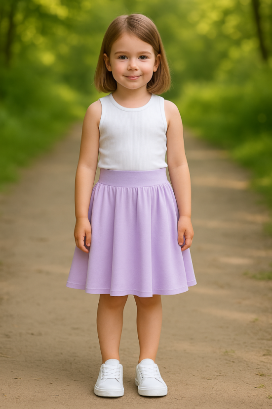 Dívčí kolová sukně