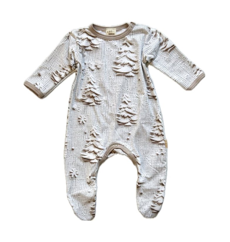 Dětský overal, zimní les