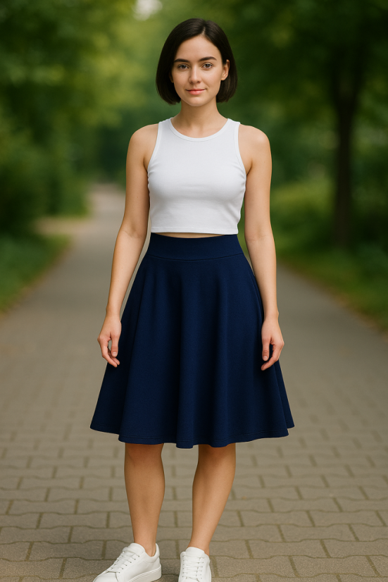 Dámská kolová sukně