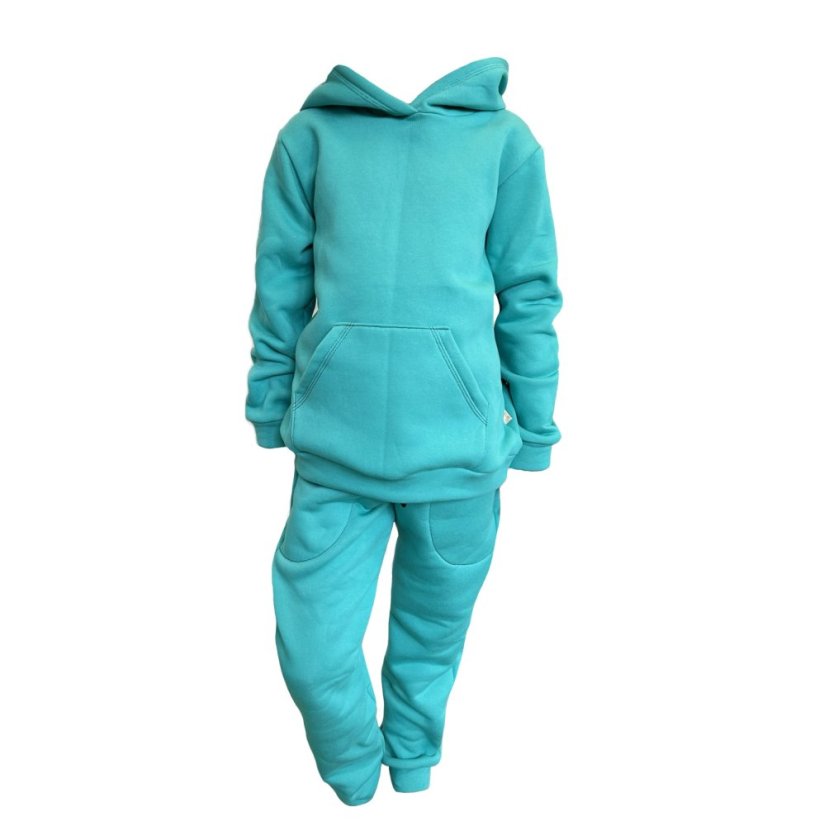 Dámské tepláky teplé, zelená voda