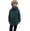 Mikina s rolákem FURRY DARK GREEN