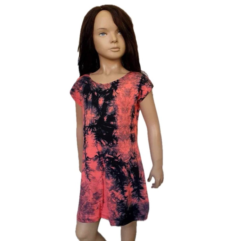 Šaty BAMBUS batika ORANGE