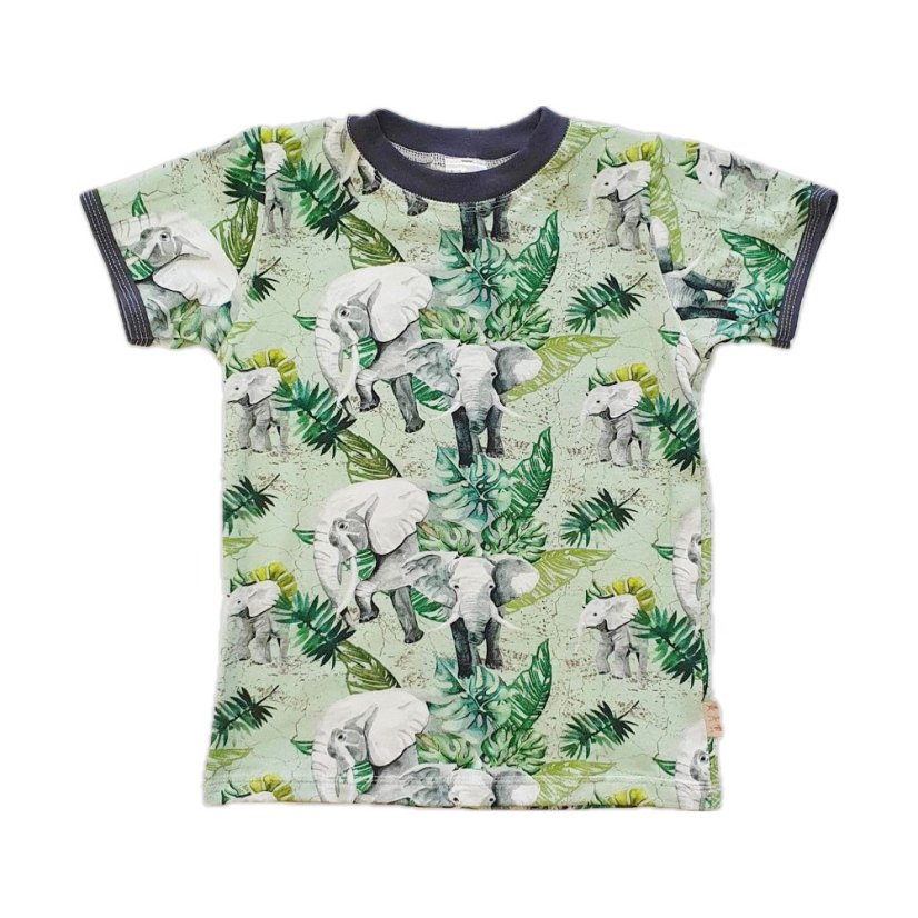 Pánské tričko, sloní stezka krátký rukáv