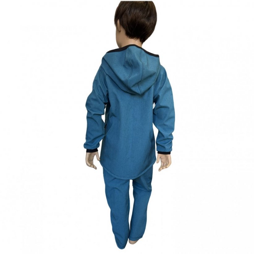 Dětská softshellová bunda JEANS BLUE