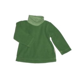 Dětská mikina s rolákem microfleece zelená (Velikost 92-98) Dětská mikina s rolákem microfleece zelená (Velikost 92-98)