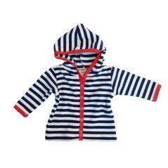 Dětský kabátek s kapucí NAVY - RED (Velikost 86) Dětský kabátek s kapucí NAVY - RED (Velikost 86)