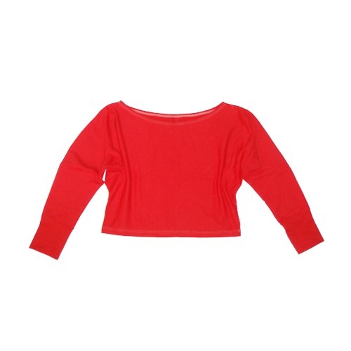 Dámský netopýr dlouhý rukáv IRONGYM červený (Velikost XS dámské)