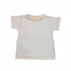 Pánské tričko krátký rukáv FLAT bílé (Velikost XL pánské)