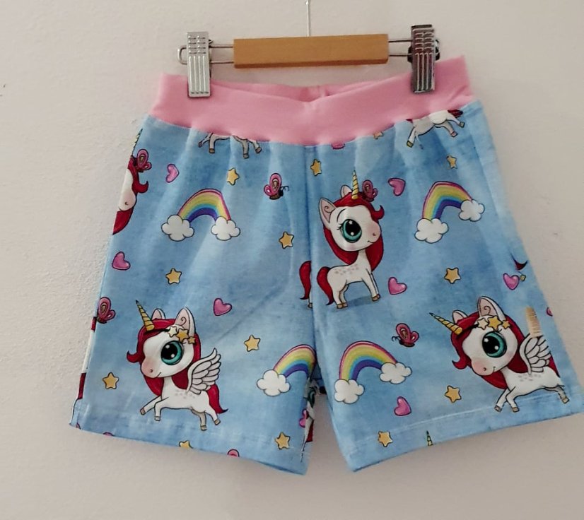 Kraťasy krátké JEANS UNICORN