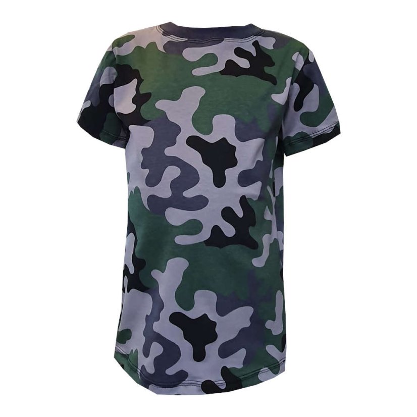 Pánské tričko, maskáčová výprava krátký rukáv