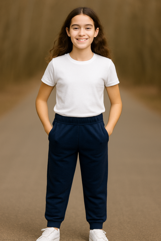 Dětské tepláky do manžety lehké