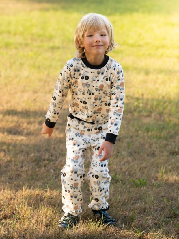 Detské tepláky, malý stavitel