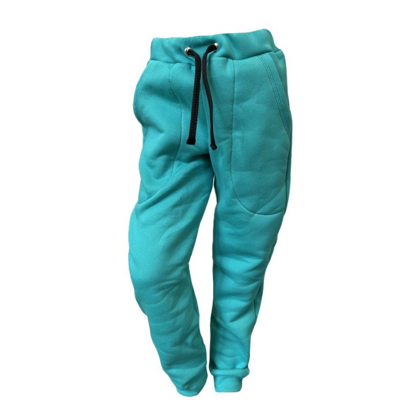 Dámské tepláky teplé, zelená voda