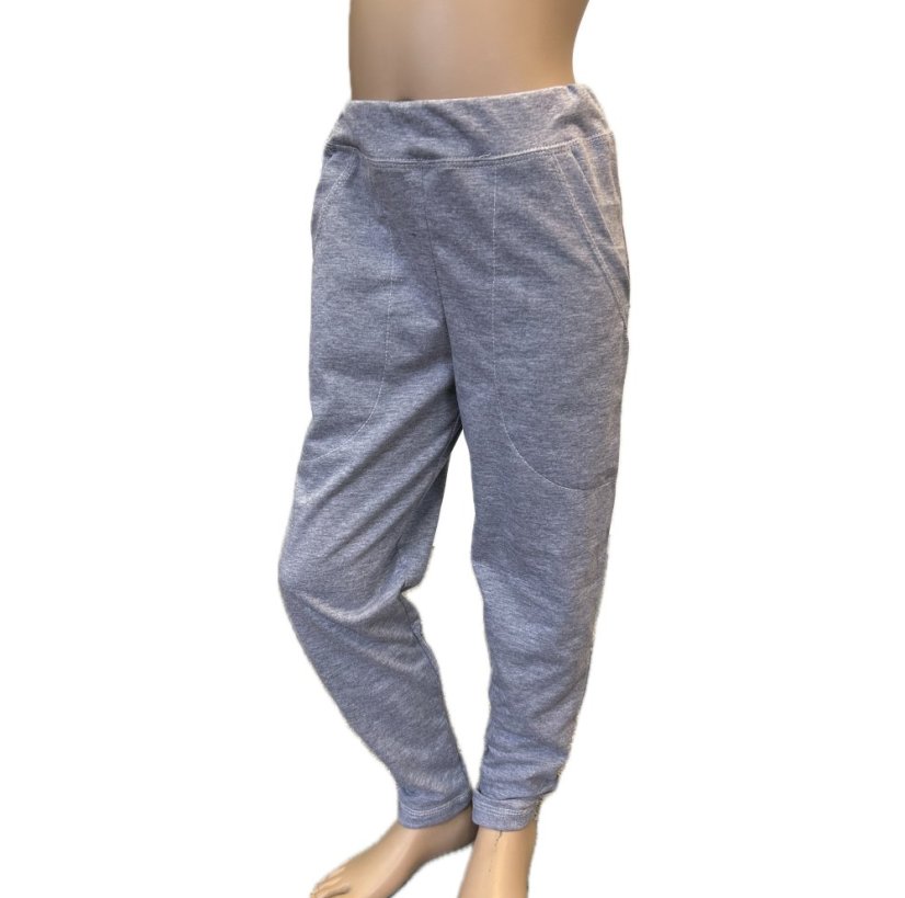 Pánské kalhoty JOGGER, šedý melír lehké