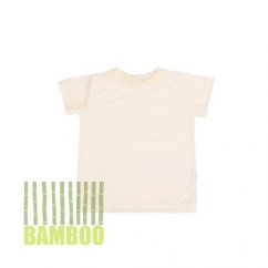 Dámské tričko krátký rukáv FLAT BAMBUS natur (Velikost XS dámské)