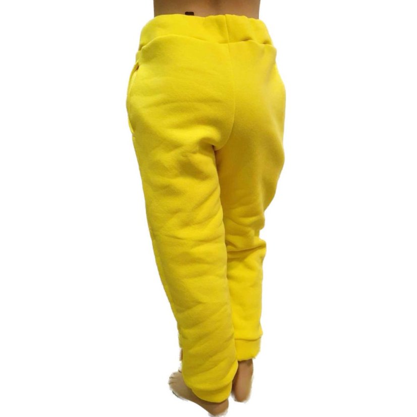 Dámské tepláky teplé, žlutá